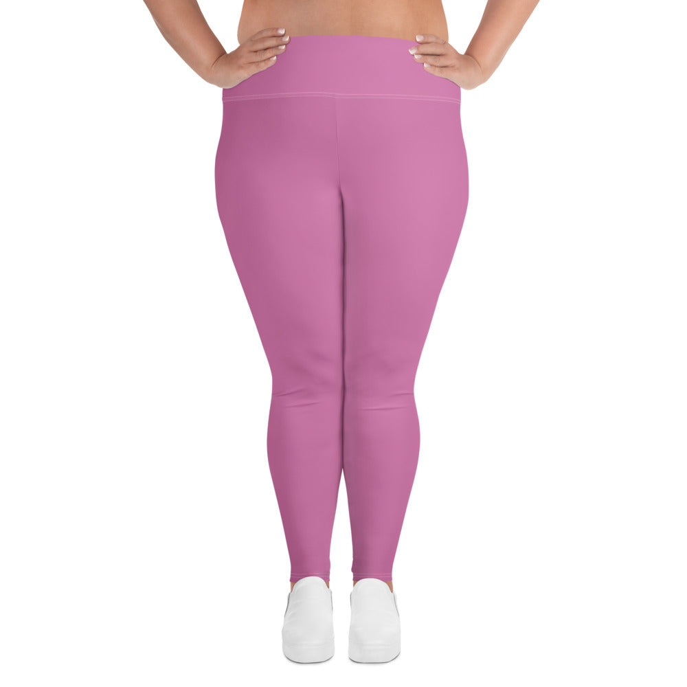 Pink Purple Plus Size Leggings
