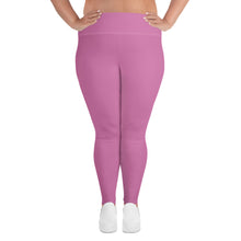 Load image into Gallery viewer, Pink Purple Plus Size Leggings