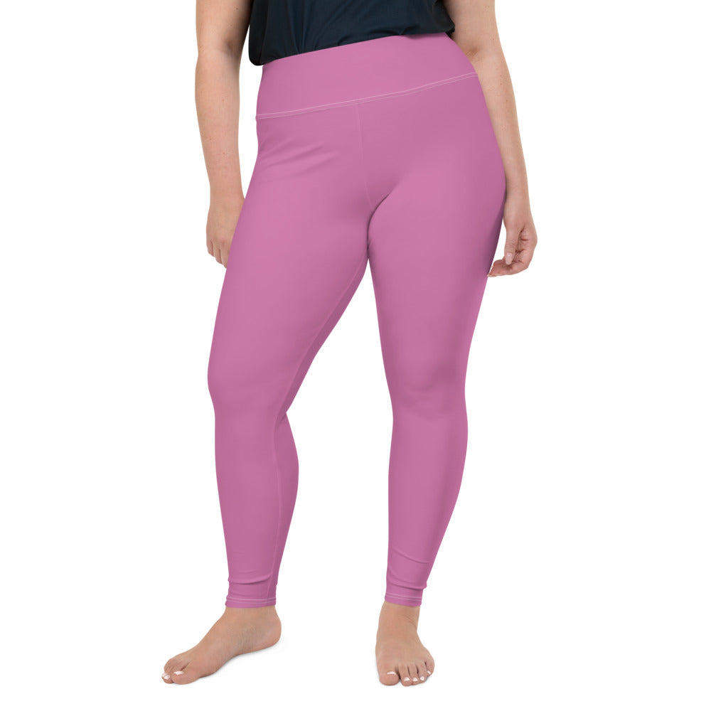Pink Purple Plus Size Leggings