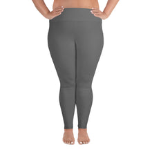 Load image into Gallery viewer, Gray Plus Size Leggings