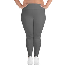 Load image into Gallery viewer, Gray Plus Size Leggings