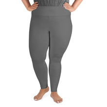 Load image into Gallery viewer, Gray Plus Size Leggings