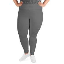 Load image into Gallery viewer, Gray Plus Size Leggings