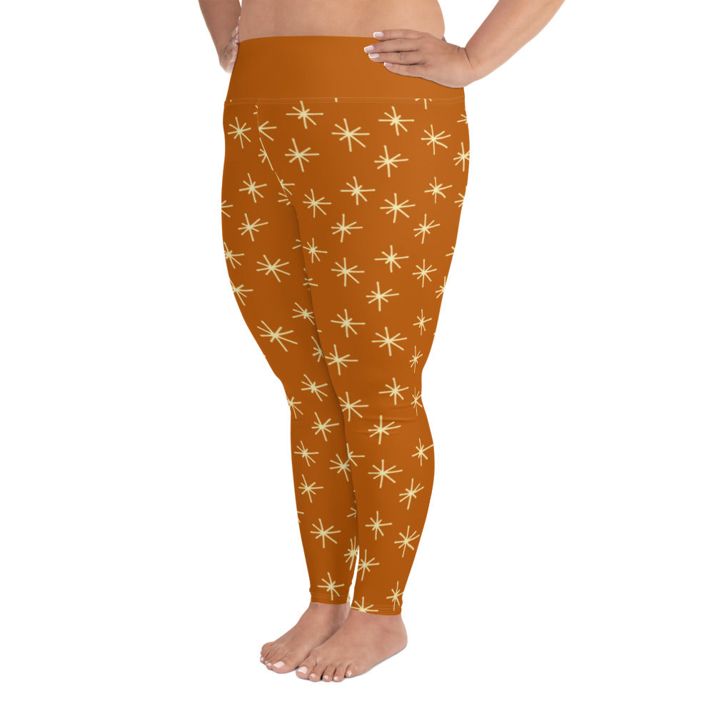 All-Over Print Plus Size Leggings - Jiji Lifestyles
