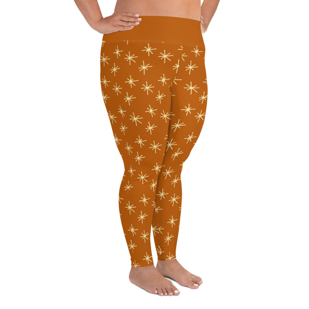 All-Over Print Plus Size Leggings - Jiji Lifestyles