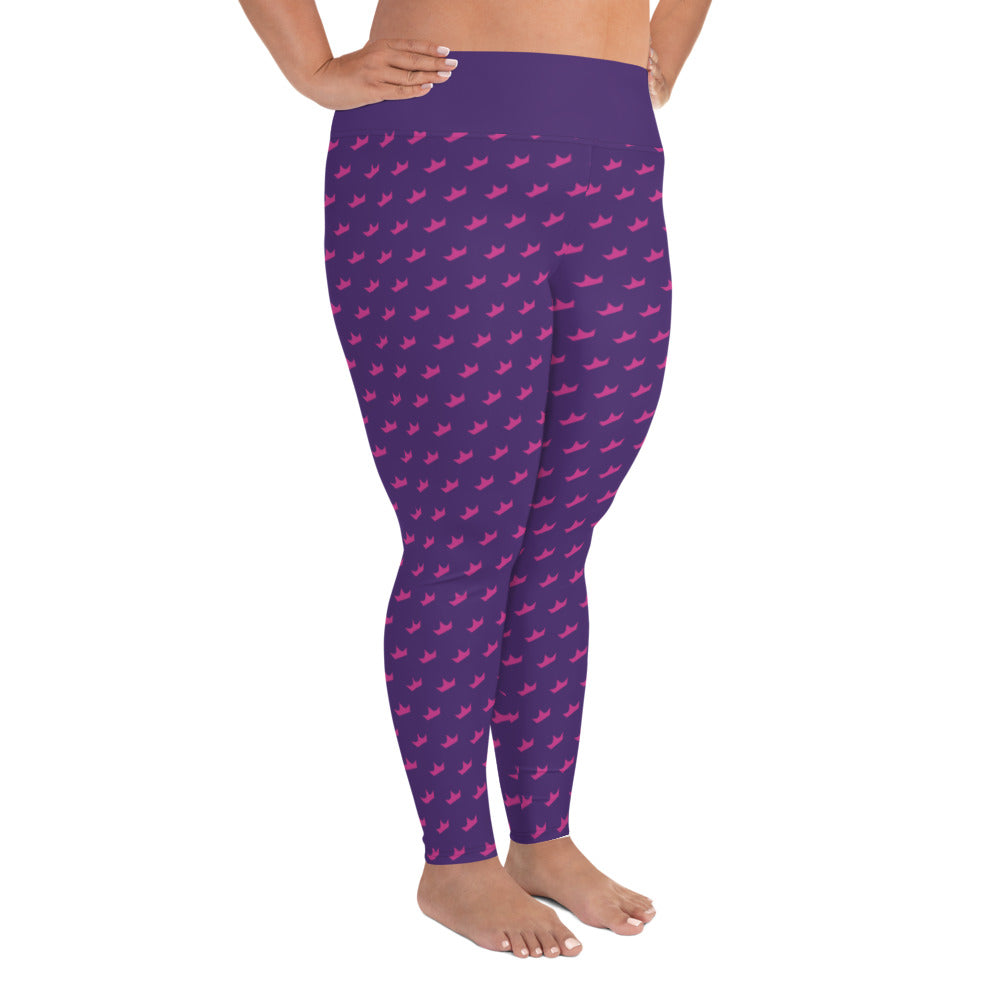 All-Over Print Plus Size Leggings - Jiji Lifestyles