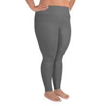 Load image into Gallery viewer, Gray Plus Size Leggings