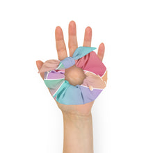Load image into Gallery viewer, Multi Color Geometrical Design Scrunchie