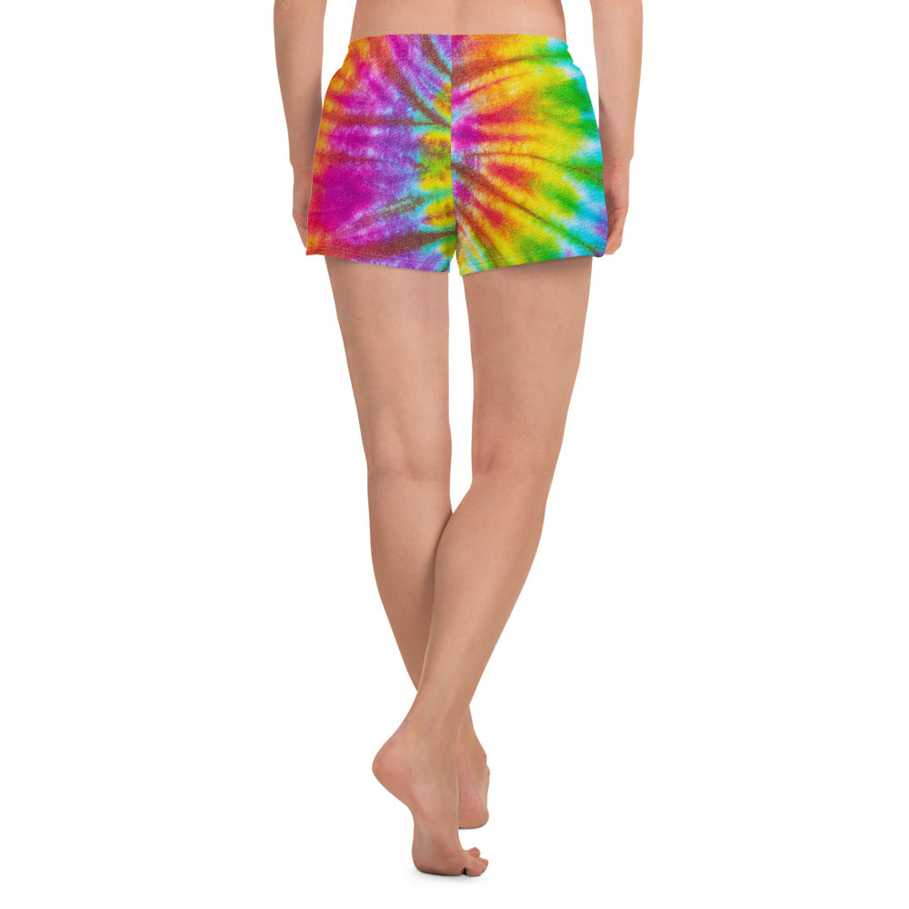 Tie Dye Athletic Short Shorts