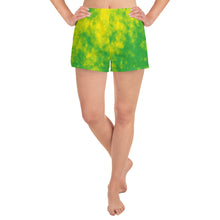 Load image into Gallery viewer, Green Yellow Athletic Short Shorts