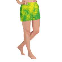 Load image into Gallery viewer, Green Yellow Athletic Short Shorts