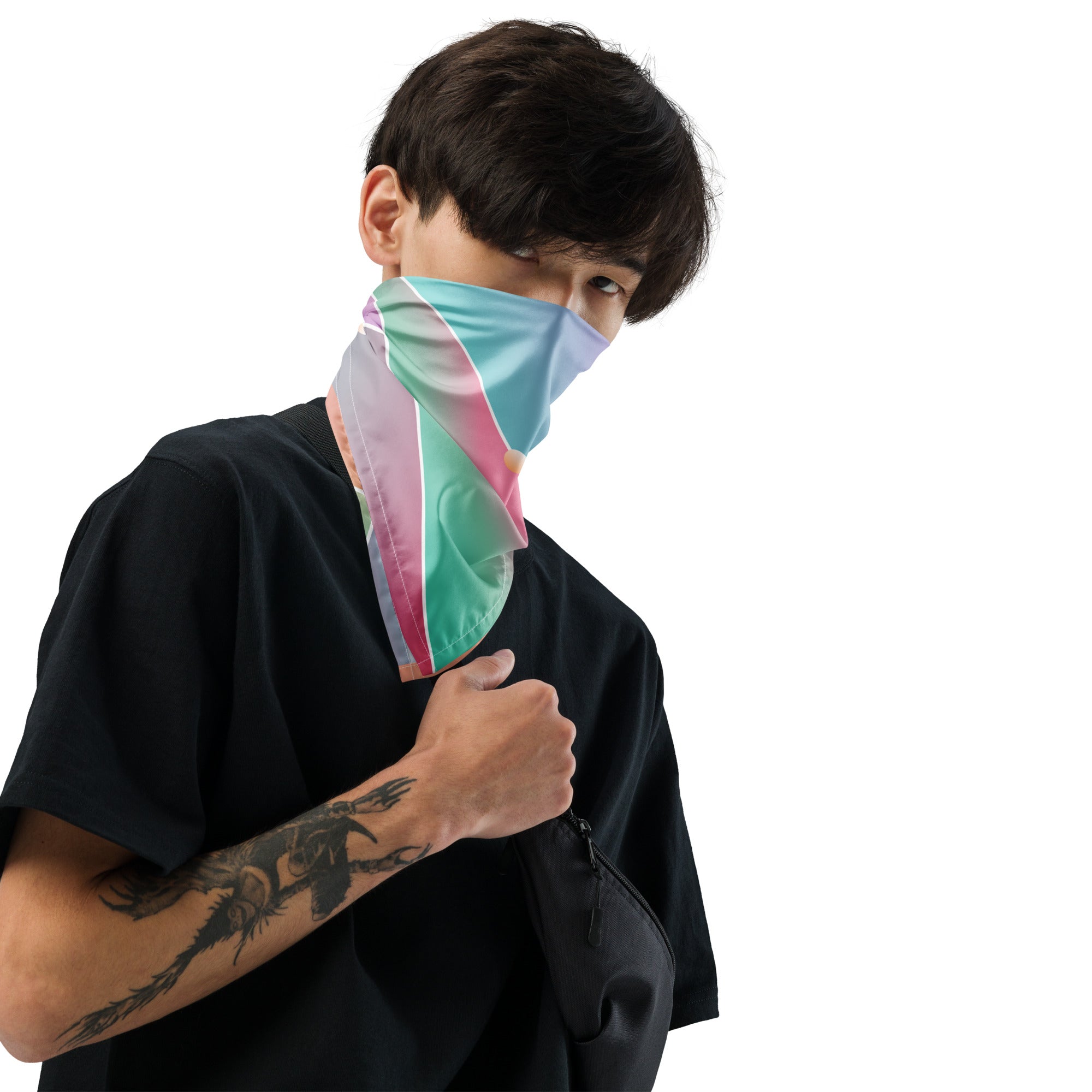 Multi Color Geometrical Design Bandana