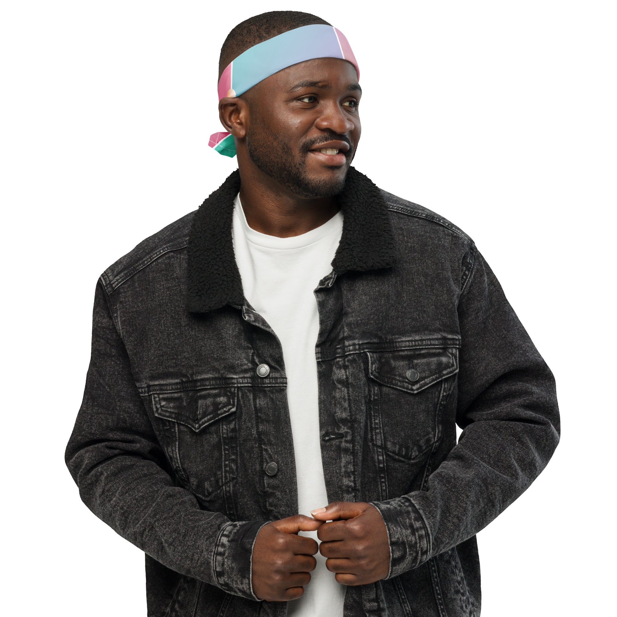 Multi Color Geometrical Design Bandana