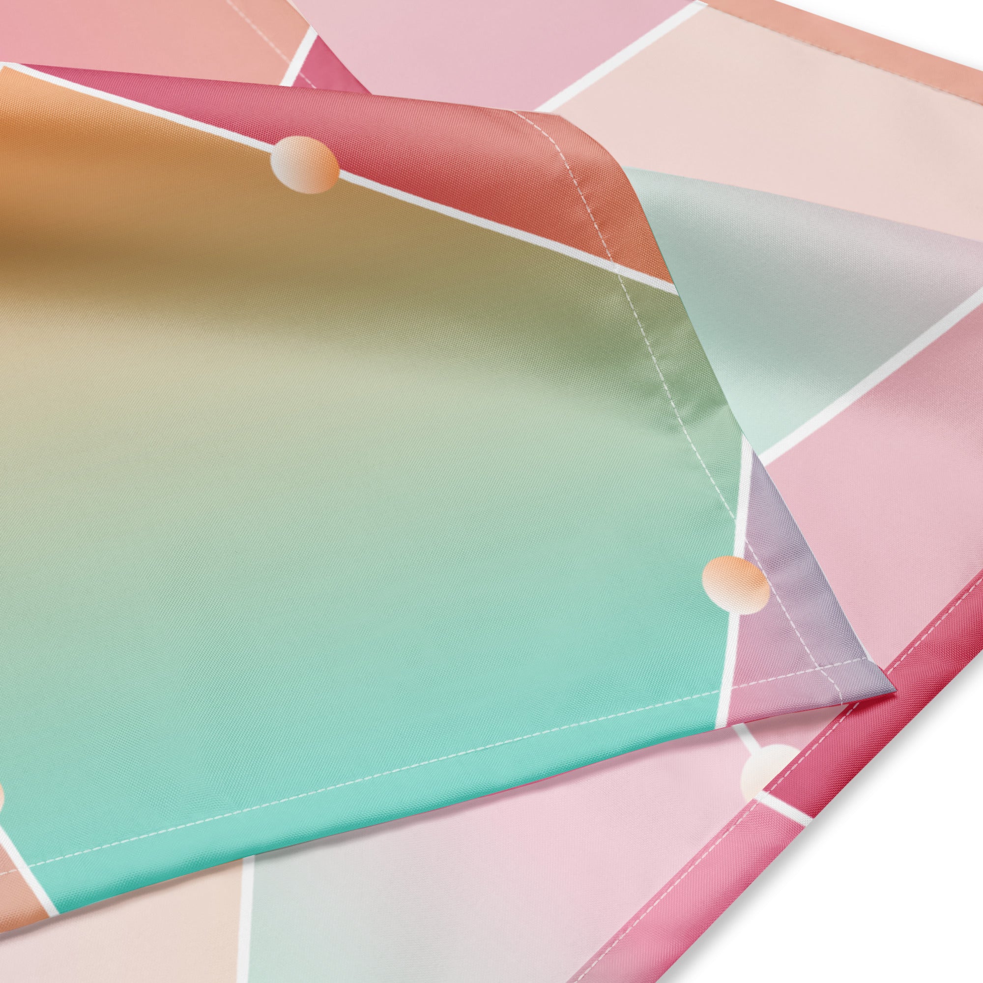 Multi Color Geometrical Design Bandana