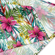 Load image into Gallery viewer, Pink, Yellow, and Green Flower Bandana
