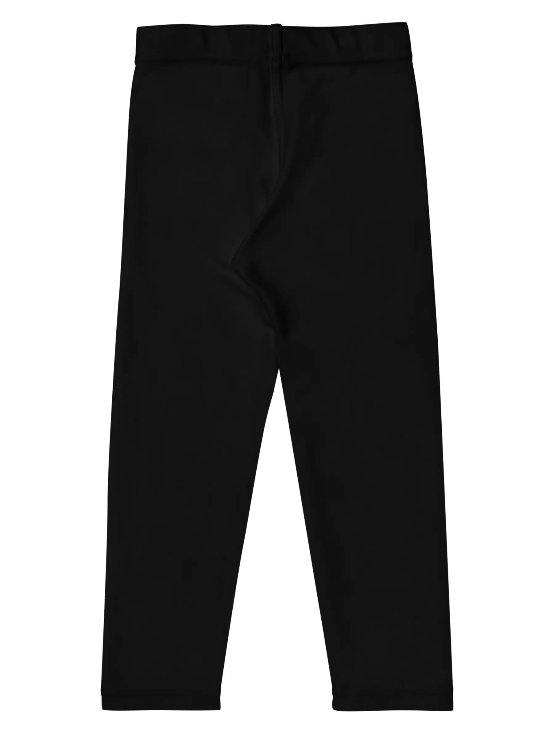 Kids Plain Black Leggings