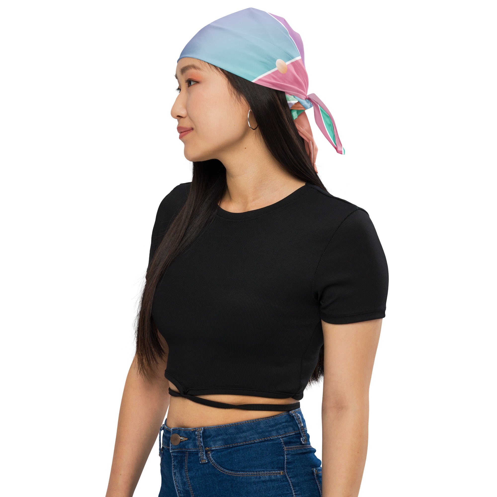 Multi Color Geometrical Design Bandana