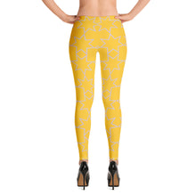 Load image into Gallery viewer, Star Yellow Leggings
