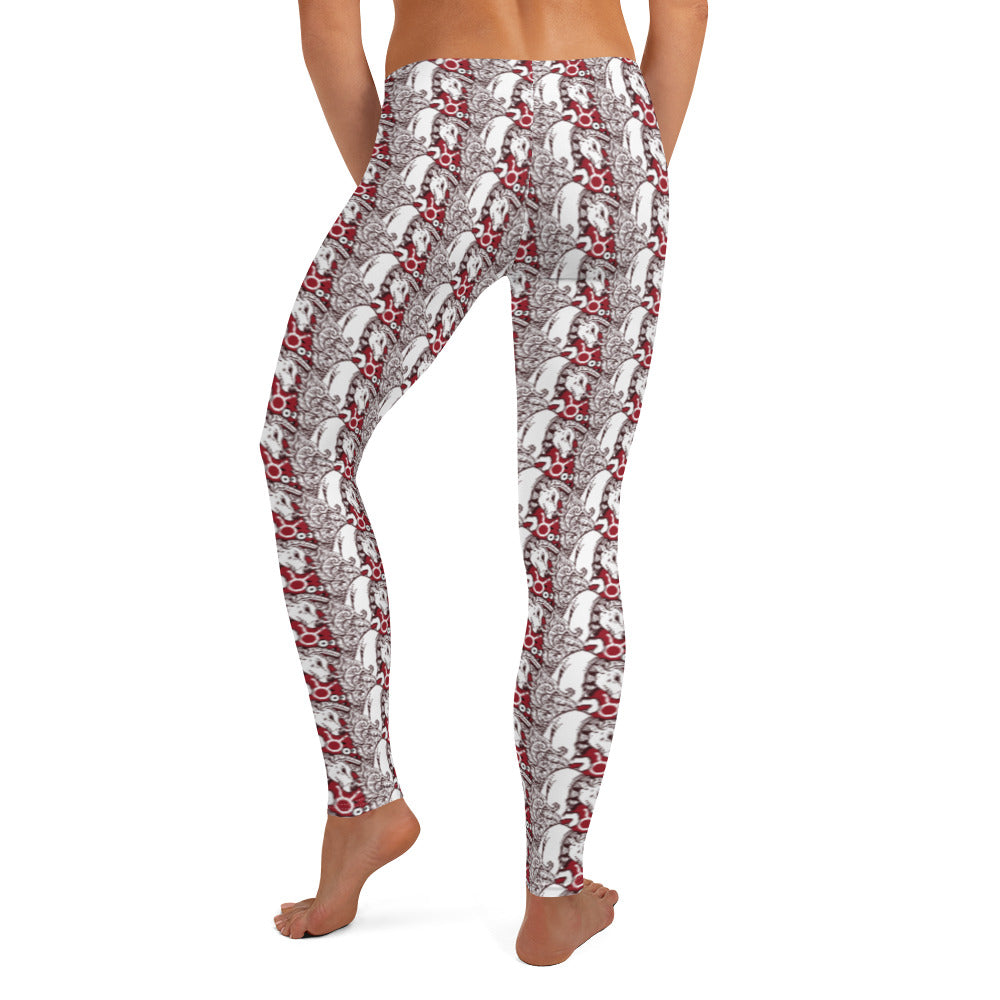 Taurus Zodiac Collage Leggings