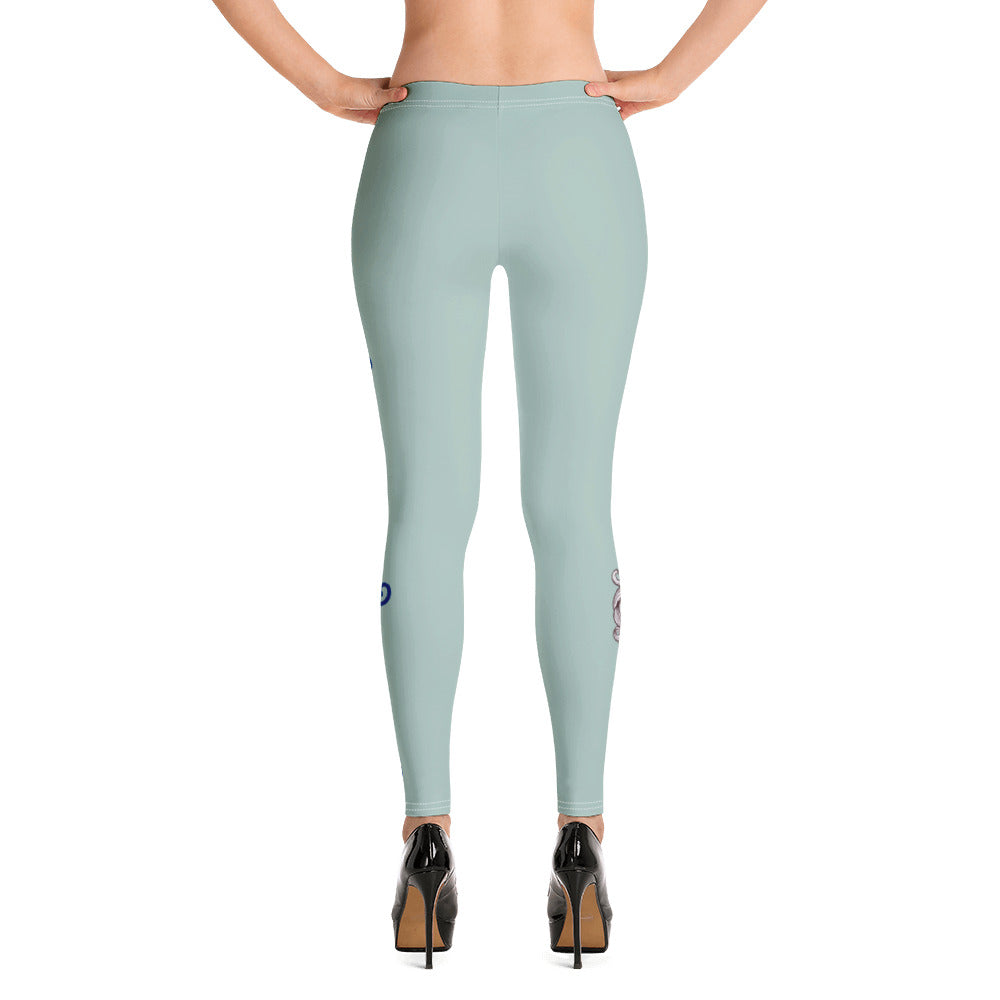 Virgo Light Blue Leggings