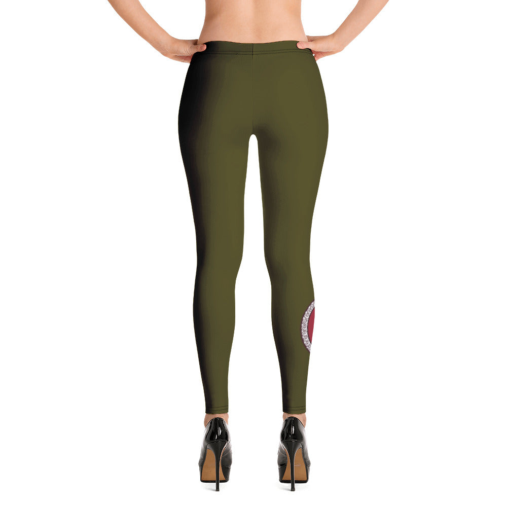 Capricorn Dark Green Leggings