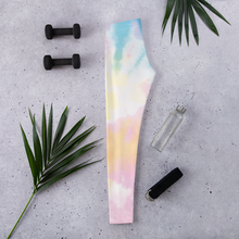 Tie Dye Themed Rainbow Leggings