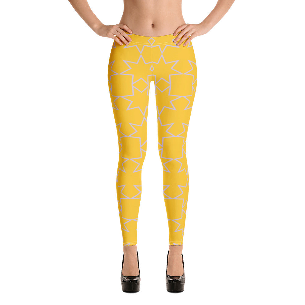 Star Yellow Leggings