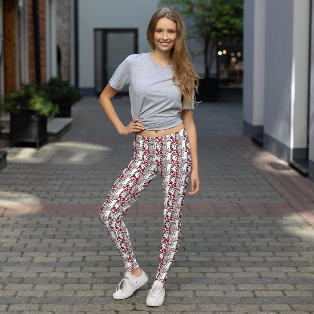 Taurus Zodiac Collage Leggings