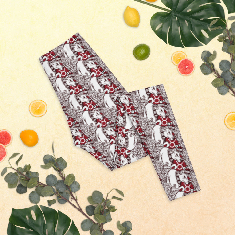 Taurus Zodiac Collage Leggings