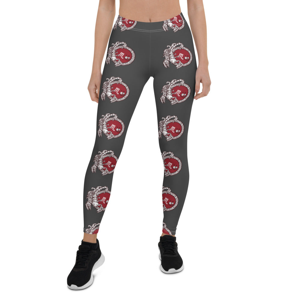 Scorpio Zodiac Leggings