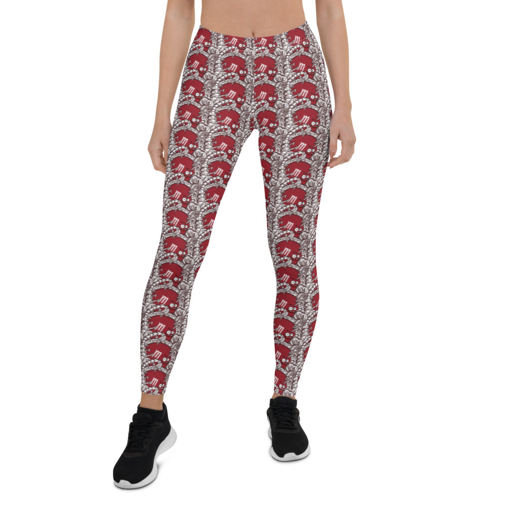 Scorpio Zodiac Collage Leggings