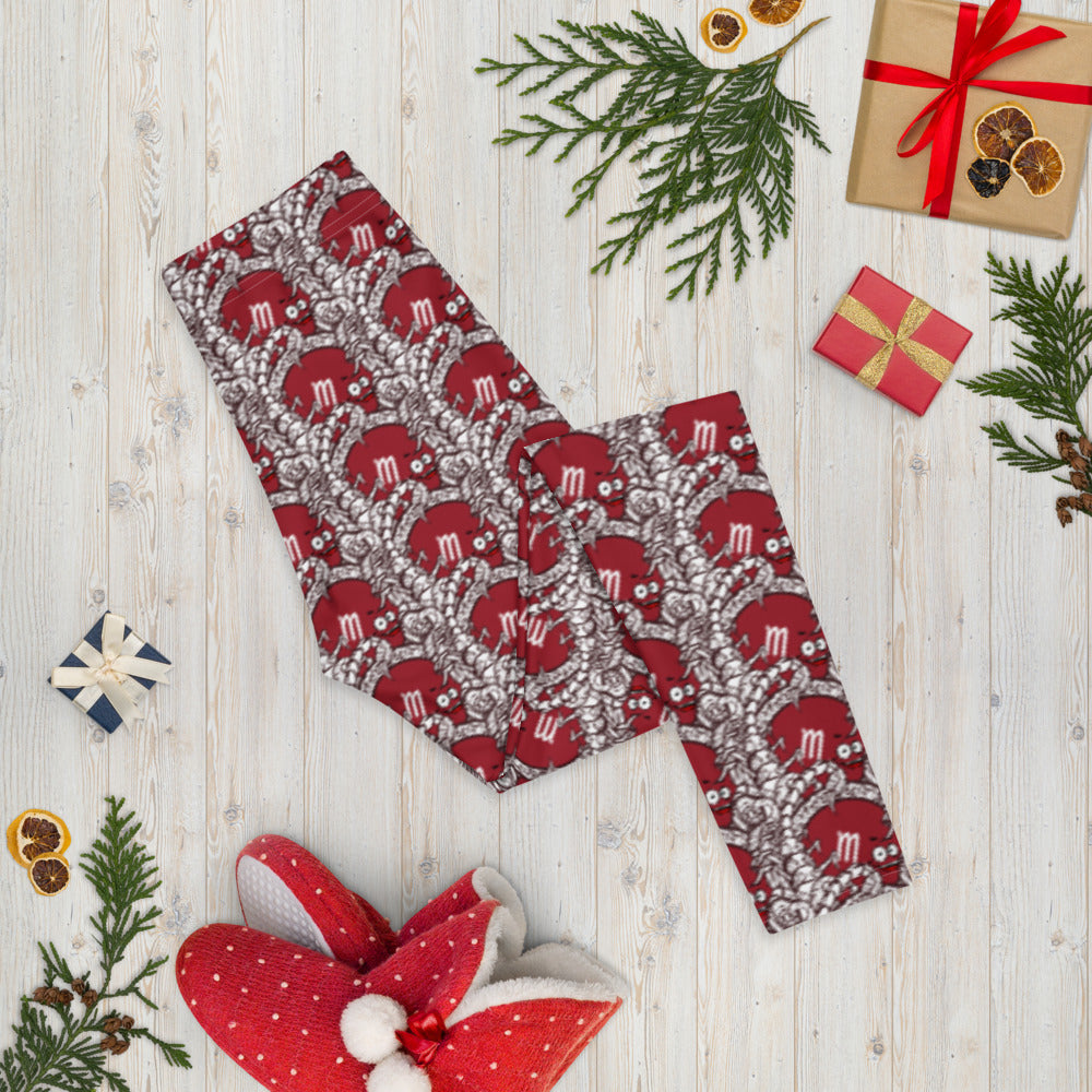Scorpio Zodiac Collage Leggings