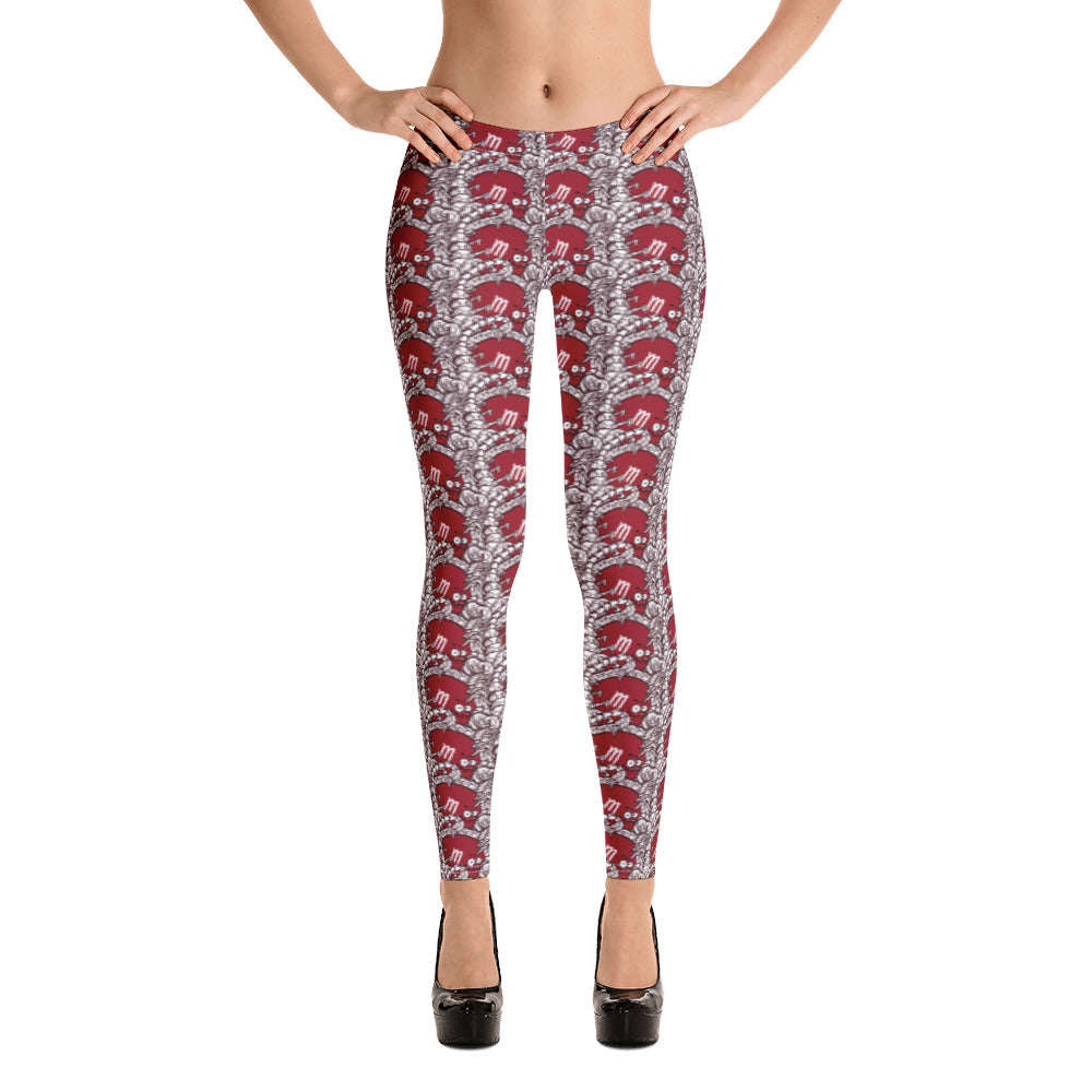 Scorpio Zodiac Collage Leggings