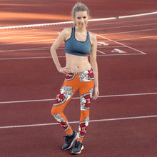 Load image into Gallery viewer, Virgo Zodiac Orange Leggings
