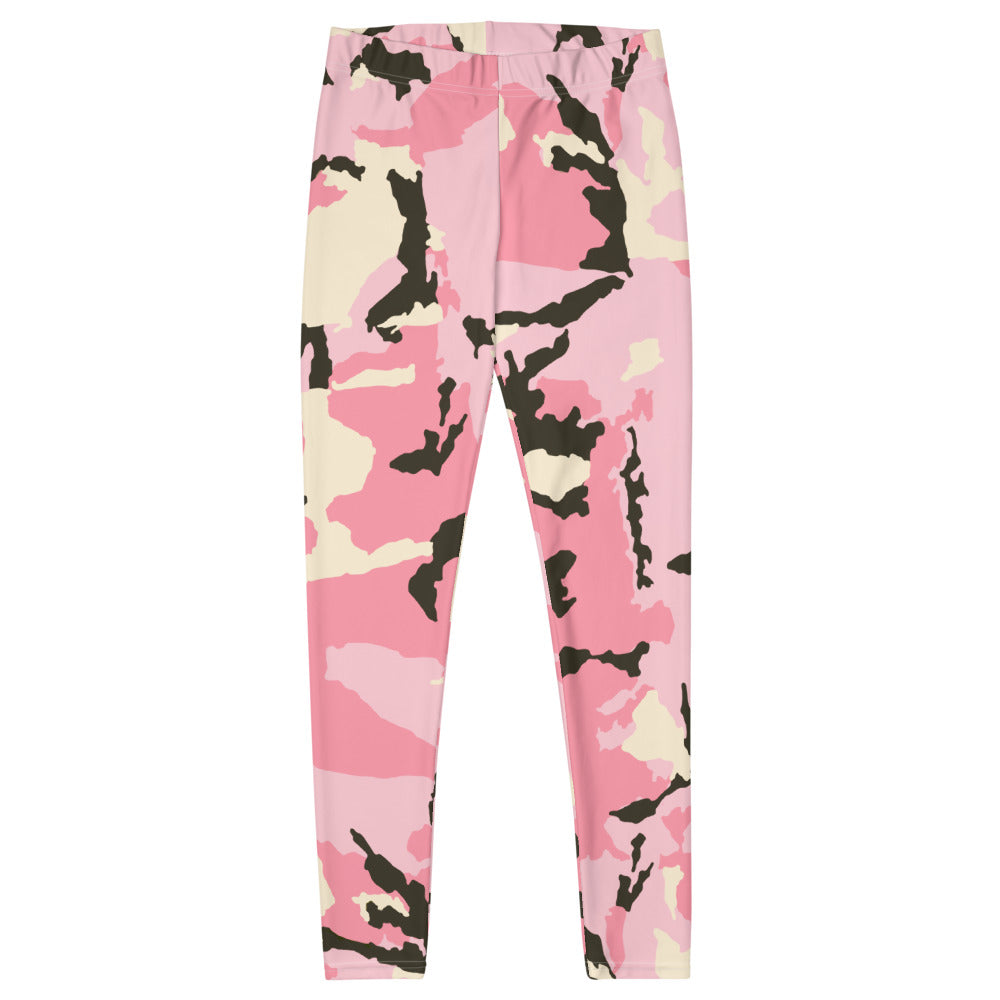 Pink Camo Tie Dye Leggings