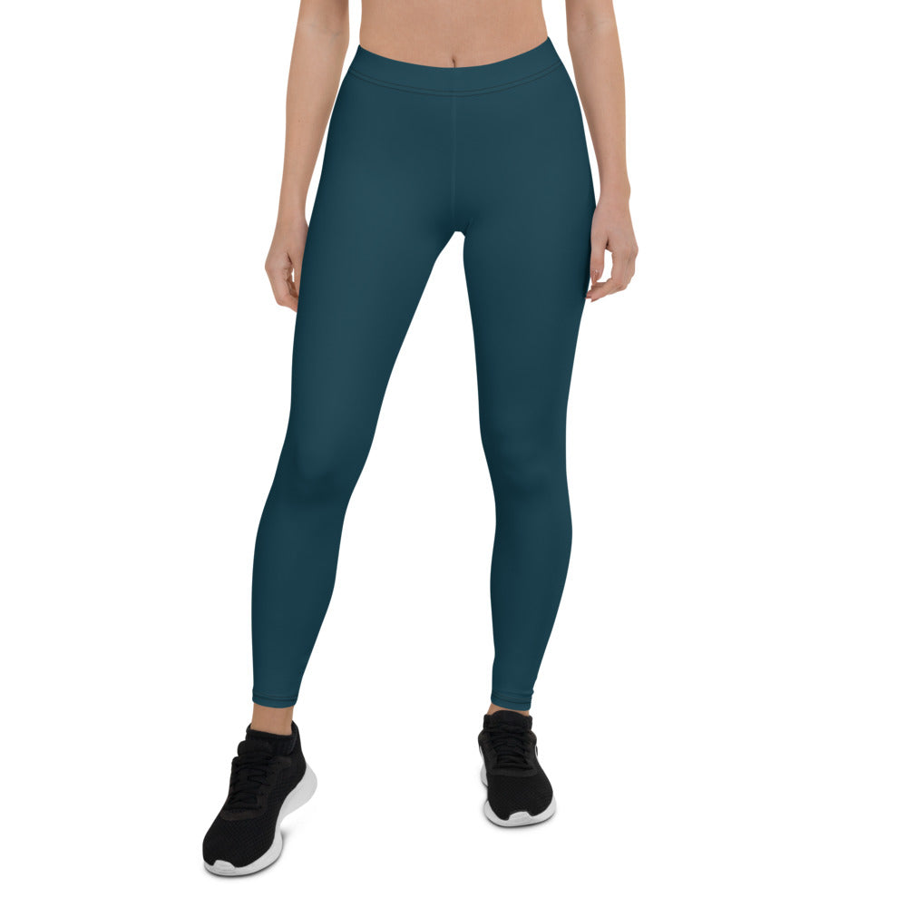 Dark Blue Whale Leggings