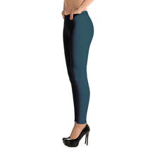 Load image into Gallery viewer, Dark Blue Whale Leggings
