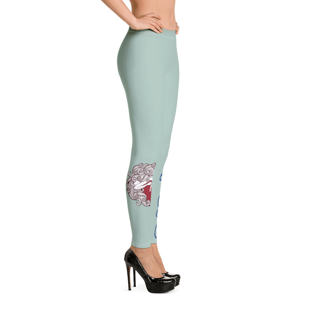 Virgo Light Blue Leggings