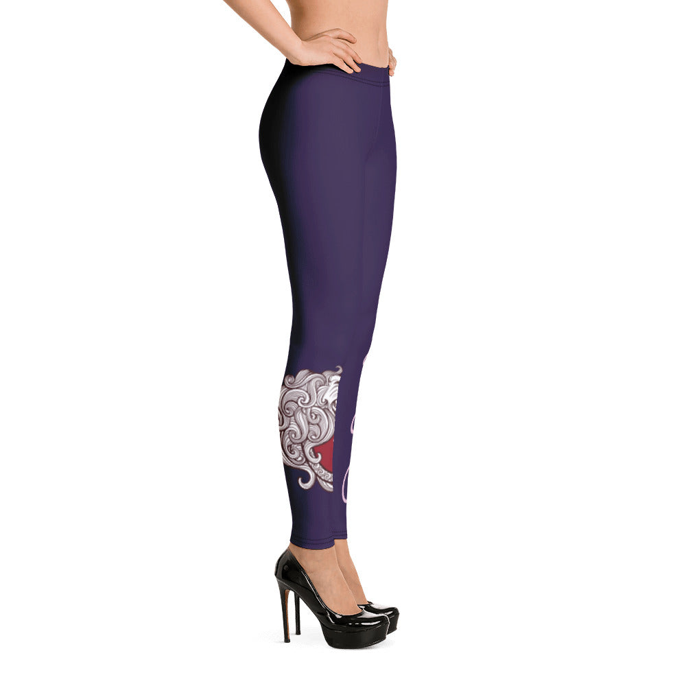 Leo Purple Zodiac Leggings