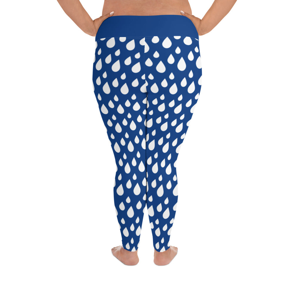 All-Over Print Plus Size Leggings - Jiji Lifestyles