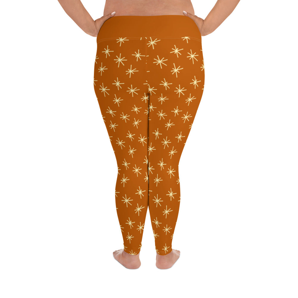 All-Over Print Plus Size Leggings - Jiji Lifestyles