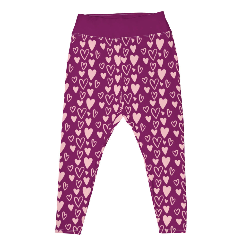 All-Over Print Plus Size Leggings - Jiji Lifestyles
