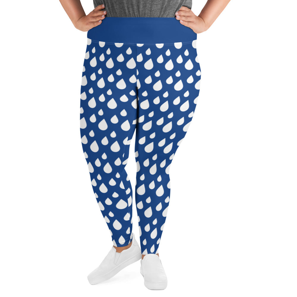 All-Over Print Plus Size Leggings - Jiji Lifestyles