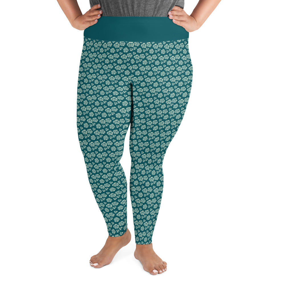 All-Over Print Plus Size Leggings - Jiji Lifestyles