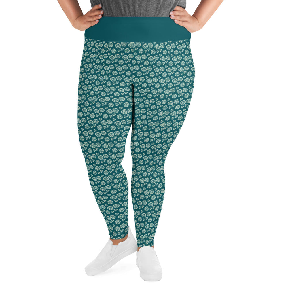 All-Over Print Plus Size Leggings - Jiji Lifestyles
