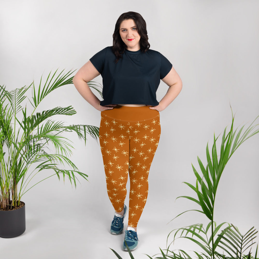 All-Over Print Plus Size Leggings - Jiji Lifestyles