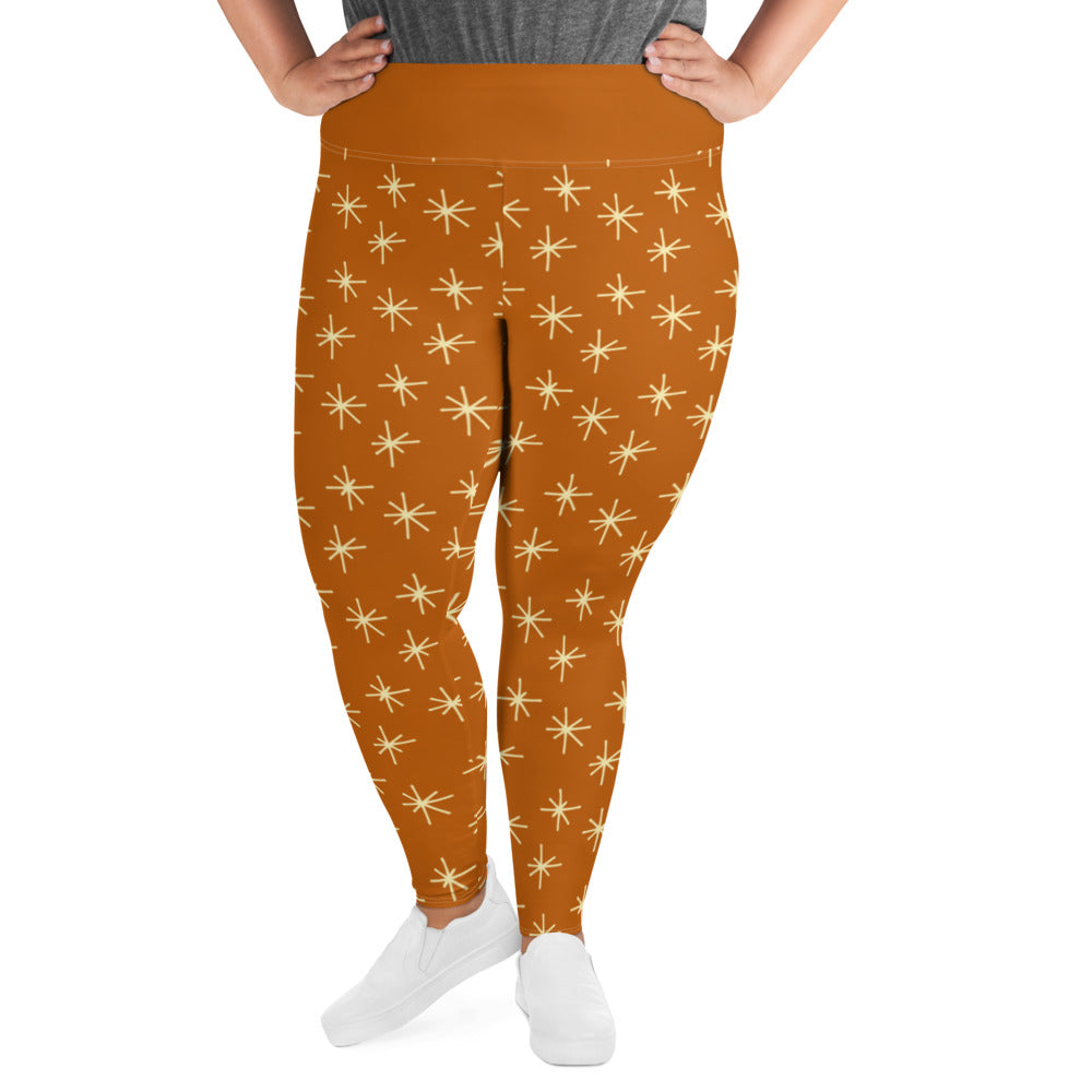 All-Over Print Plus Size Leggings - Jiji Lifestyles