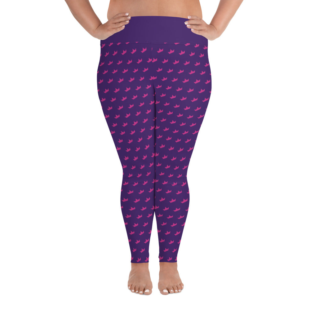 All-Over Print Plus Size Leggings - Jiji Lifestyles