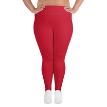 Load image into Gallery viewer, Red Plus Size Leggings
