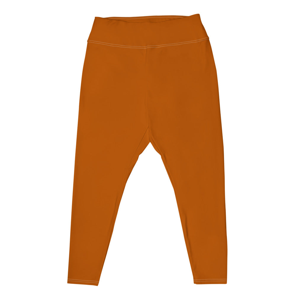 Orange Plus Size Leggings